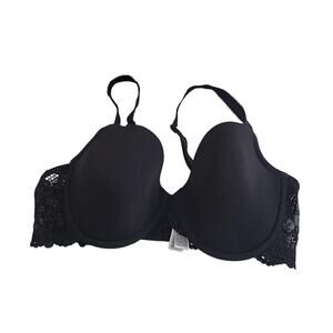 Wacoal French Garden Black Full Coverage Underwire Contour Bra Size 36D